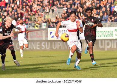 Cagliari, Italy, January 11 2020 Giovanni Simeone Of Cagliari Calcio During Cagliari Vs AC Milan Italian Soccer Serie A Men Championship