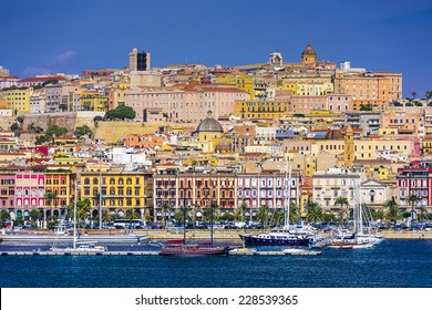 Cagliari, Sardinia, Italy Cityscape.