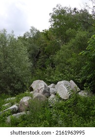 Cairn Lie On The River Traun 