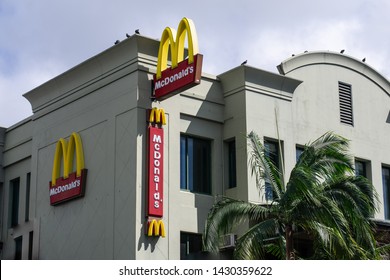 Cairns, Australia - June 16, 2019: McDonald's Storefront.