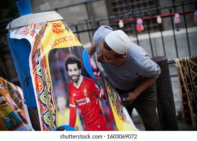 Cairo, Egypt, April 17th 2018
Egyptian Football Star Mohamad Salah Has Cult Status In Cairo Prior To The 2018 World Cup In Russia 