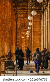 Cairo, Egypt Jan 10, 2020 The Grounds Of The Muhammed Ali Mosque