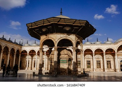 Cairo, Egypt Jan 10, 2020 The Grounds Of The Muhammed Ali Mosque