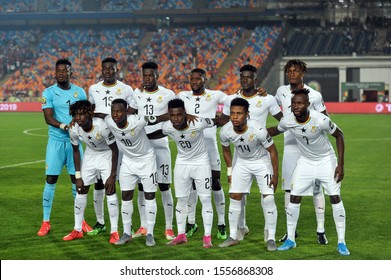 Cairo, Egypt - November 8, 2019 : Soccer Football Africa Under 23 Cup Of Nations - Group A - Cameroon U23 V Ghana U23 - Cairo International Stadium