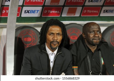 Cairo, Egypt - November 8, 2019 : Soccer Football Africa Under 23 Cup Of Nations - Group A - Cameroon U23 V Ghana U23 - Cairo International Stadium