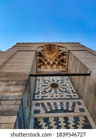Cairo / Egypt - October 18 , 2020: The Sultan Al-Ghuri Complex or Funerary complex of Sultan al-Ghuri, old cairo , muizz street