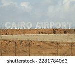 Cairo International Airport, the principal international airport of Cairo and the largest and busiest airport in Egypt that serves as the primary hub for several airlines, selective focus