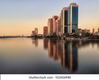 Cairo Skyline Egypt, Nile River