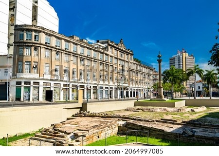 Cais do Valongo, an archaeological site in Rio de Janeiro, Brazil