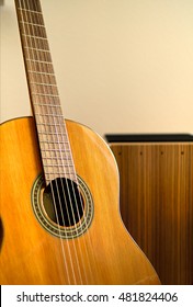 Cajon And Guitar