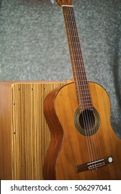 Cajon And Guitar