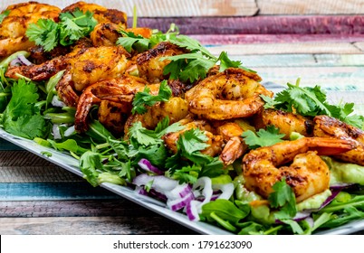 Cajun Shrimp Salad. Calgary, Alberta, Canada