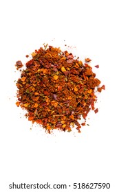 Cajun Spice Mix Isolated On White Background