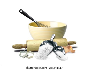 Cake Baking Preparation Tools