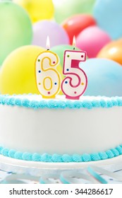Cake Celebrating 65th Birthday