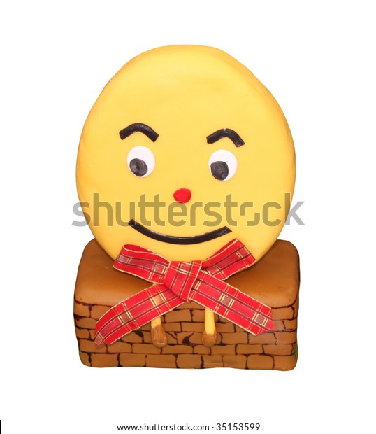 Cake Decorated Character Humpty Dumpty Stock Photo Edit Now 35153599