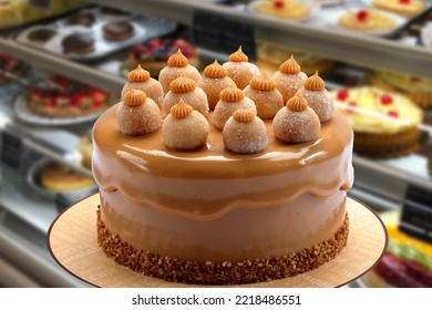 Cake With Dulce De Leche