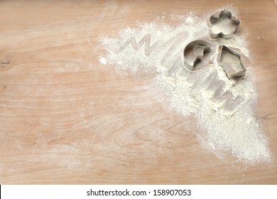 cake and flour  - Powered by Shutterstock