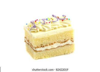 Cake isolated in white background