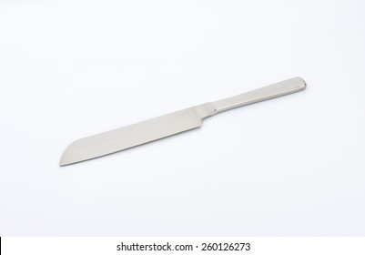 Cake Knife On White Background