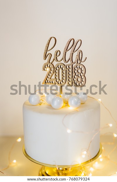 Cake New Years Eve Decoration Stock Photo Edit Now 768079324