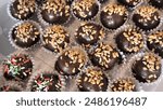 cake with nuts on table
