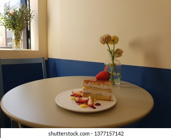 a cake on table