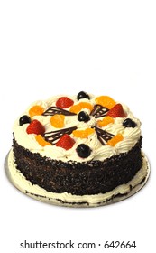 Cake on white