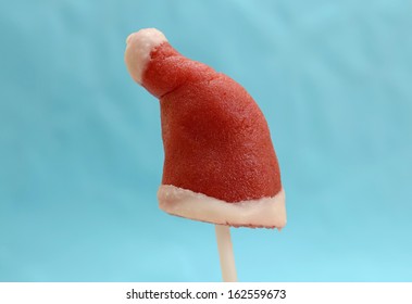 Cake Pop Santa's Hat