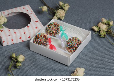 Cake Pops Beautifully Packed Gift Box Stock Photo Edit Now