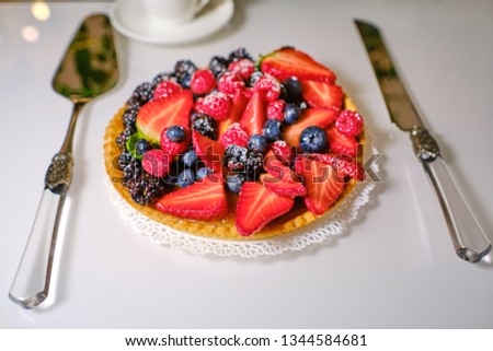 Similar – Cheesecake of cottage cheese