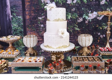 Cake And Sweets At Gay Wedding Party