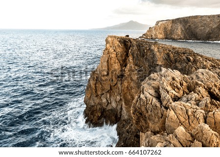 Similar – Foto Bild Felseninseln im Mittelmeer von schräg oben