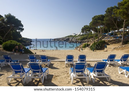 Cala D'Or hotel beach in Majorca