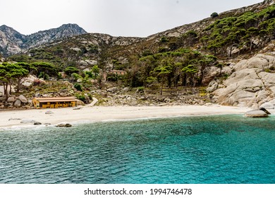 The Cala Maestra in the isle of Montecristo, in the Tyrrhenian Sea and part of the Tuscan Archipelago. It's a state nature reserve and inspired Alexandre Dumas' novel l The Count of Monte Cristo.