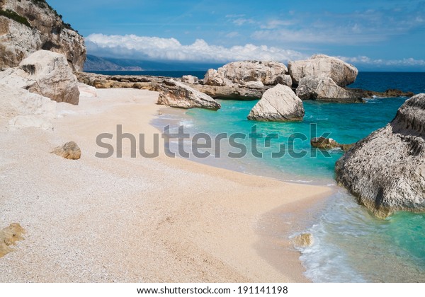 Cala Mariolu Beach Baunei Sardinia Italy Stock Photo Edit Now