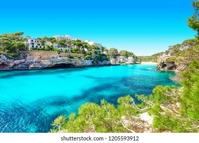 Cala Santanyi Mallorca Spain Coastline