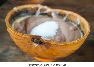 A Calabash full of African oat meal