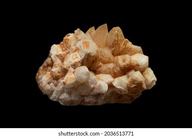 Calcite Isolated On Black Background