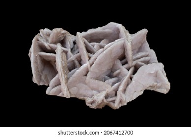 Calcite Isolated On Black Background 