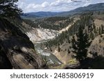 Calcite Springs Overlook in Yellowstone National Park_2767