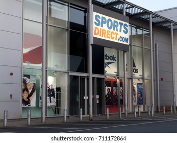 Calcot, Reading, Berkshire, England - September 07, 2015: 017: Sports Direct Sportswear Fashion Retailer, Established In 1982 By Mike Ashley