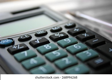 calculator - Shutterstock ID 268996268