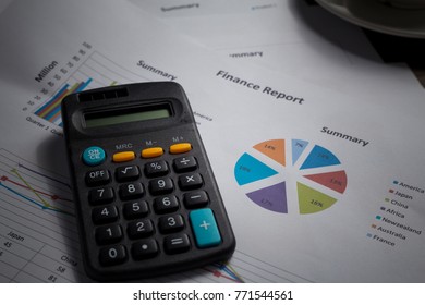 calculator and data paper