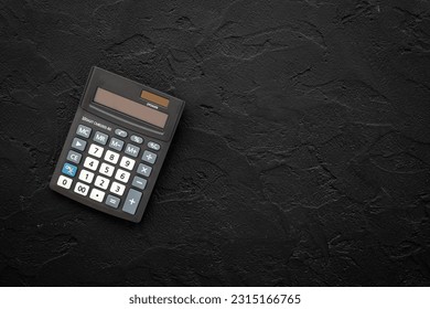 Calculator for financial accounting and business taxes planning. - Shutterstock ID 2315166765