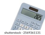 Calculator and forecast for finances in 2025. Money, Budget, tax, investment, financial and savings. calculator with 2025 numbers.