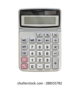 Calculator Isolated On White Background