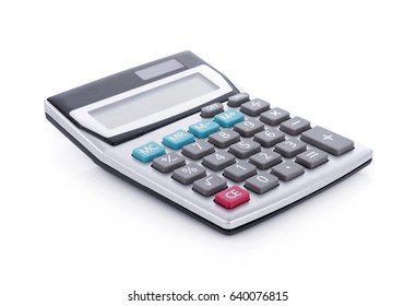 Calculator isolated on white background - Powered by Shutterstock