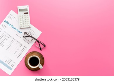 Calculator On Financial Medical Billing Statement