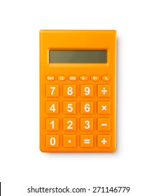Calculator on a White Background - Shutterstock ID 271146779